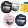 Apple Airtag Holder for Kids, 4 Pack Airtag Kids Hidden Holder with Safety Pins, GPS Tracker Case for Children, Elderly, Hidden Inside Clothes, Shoe, Backpack (Black+Pink+White+Blue) view 1