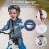 Apple Airtag Holder for Kids, 4 Pack Airtag Kids Hidden Holder with Safety Pins, GPS Tracker Case for Children, Elderly, Hidden Inside Clothes, Shoe, Backpack (Black+Pink+White+Blue) view 3