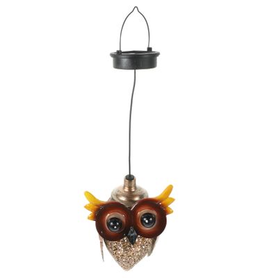 Parliky 1pc Hanging Solar Decorative Lamp Iron Hollow Design for Outdoor Use for Gardens Patios and Lawns Unique Solar-Powered Lighting for Your