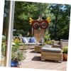 Parliky 1pc Hanging Solar Decorative Lamp Iron Hollow Design for Outdoor Use for Gardens Patios and Lawns Unique Solar-Powered Lighting for Your view 2