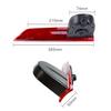 3rd Third Brake Light Backup Reverse Parking Rear View Reversing Dual Lens Camera for Ford Transit Custom (2016.5-Current) Night Vision Waterproof (Camera+7IN) view 2
