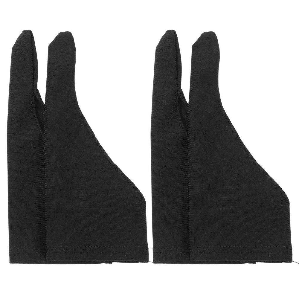 Gatuida 4pcs Thumb Sucking Guard Gloves Sweat Protective Gloves for Painting and Sketching Lightweight Single Finger Design for Adults