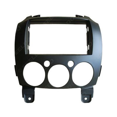 QCPEIJIAN Car Stereo Fascia Dash Panel 2 Din Frame Trim Kit for Mazda 2/Demio 2007-2014