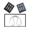 QCPEIJIAN Car Stereo Fascia Dash Panel 2 Din Frame Trim Kit for Mazda 2/Demio 2007-2014 view 4