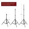 Backdrop Stands 2 * 3Meters Backdrop Stand Adjustable Photography Studio Background Frame 4*Clips Carrying Bag for Video Green Screen view 2