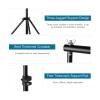 Backdrop Stands 2 * 3Meters Backdrop Stand Adjustable Photography Studio Background Frame 4*Clips Carrying Bag for Video Green Screen view 4