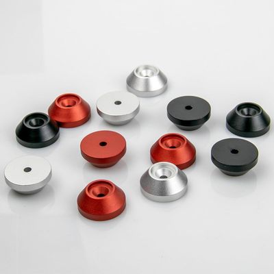 LD-Teemm Aluminum Computer Case Feet, Industrial Case Feet, Aluminum Spacers, for elevating Computer Cases or Other enclosures, 20pcs Silver, Diameter 20mm(0.79") Height 8mm(0.31"), M3 Screws