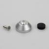 LD-Teemm Aluminum Computer Case Feet, Industrial Case Feet, Aluminum Spacers, for elevating Computer Cases or Other enclosures, 20pcs Silver, Diameter 20mm(0.79") Height 8mm(0.31"), M3 Screws view 3