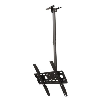 THEGA Ceiling TV Mount Stand - Tilting and Rotating Ceiling TV Mount, Full Motion Height Adjustable TV Bracket for 32-55 Inch TV, with Load of 35 Kg/77 Lbs, VESA Maximum 400x400 Mm (Size : 2-3.8m)