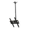 THEGA Ceiling TV Mount Stand - Tilting and Rotating Ceiling TV Mount, Full Motion Height Adjustable TV Bracket for 32-55 Inch TV, with Load of 35 Kg/77 Lbs, VESA Maximum 400x400 Mm (Size : 2-3.8m) view 1