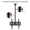 THEGA Ceiling TV Mount Stand - Tilting and Rotating Ceiling TV Mount, Full Motion Height Adjustable TV Bracket for 32-55 Inch TV, with Load of 35 Kg/77 Lbs, VESA Maximum 400x400 Mm (Size : 2-3.8m) view 3