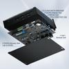 BASOARO Industrial PC Win 11 Pro Fanless Mini PC Core i5 10210U, 32GB RAM 512GB SSD 1TB HDD, 2 RJ45 LAN, HD DP Type-C Triple Display Fanless Computer, GPIO, 6 RS232 COM, 8 USB, Dual Band WiFi, BT 4.2 view 3