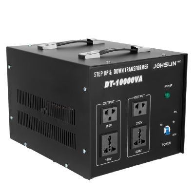 4000W Voltage Converter Transformer, Heavy Duty Step Up and Down Regulator w/Us Power Cord 110V - 220V, Circuit Breaker Protection, Soft Start & Full Load (4000, Watts)