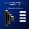 JMT M.2 SSD Enclosure NGFF/NVM E Dual Protocol USB-C?Expansion Card for Laptop USB Hub (MC-401) view 3