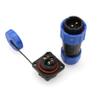 HangTon TY20 2 Pin 25A Aviation Waterproof Power Connector, Male Female Plug Socket, Screw-Wiring for Outdoor Solar Truck Device view 1