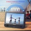 10.1'' Portable Blu Ray Players for Car with Rechargeable Battery, Dual Screen Blu Ray DVD Players Support 1080P Video, Dolby Audio, HDMI Out, Sync Screen, Last Memory, USB/SD, Play A Same Movie view 4