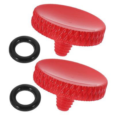 Hoement 2pcs Shutter Release Button Concave Surface Replacement for Camera Soft