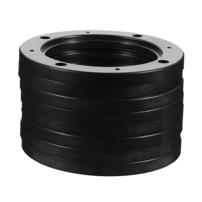 NIYANGLE 4 Pairs Plastic Horn Gasket Plastic Shims Car Speaker Spacer Speakers for Speakers Balloon Number 8 Inch Speaker Spacer Auto Speaker Spacers Washers Cars Natural Extension Cord Abs