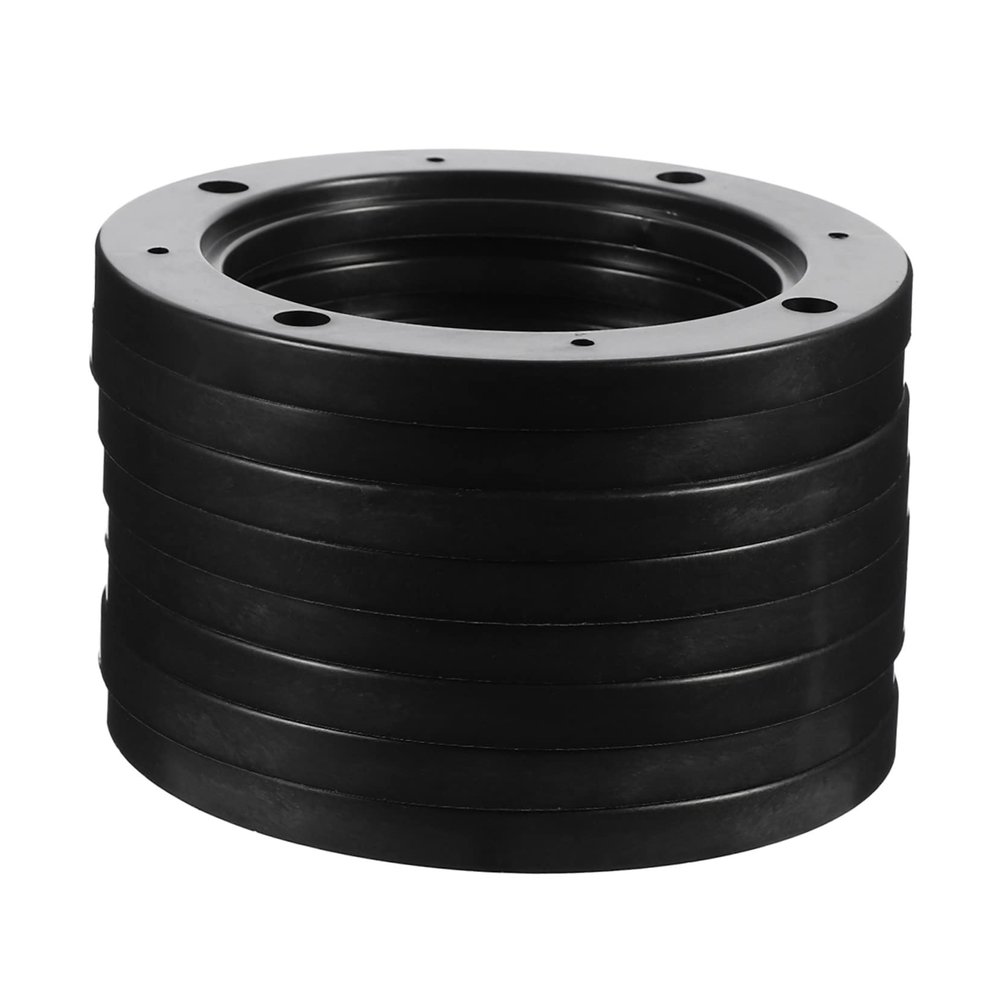 NIYANGLE 4 Pairs Plastic Horn Gasket Plastic Shims Car Speaker Spacer Speakers for Speakers Balloon Number 8 Inch Speaker Spacer Auto Speaker Spacers Washers Cars Natural Extension Cord Abs