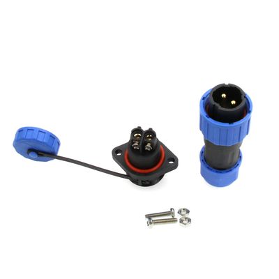 HangTon TY16 2 Pin 16A Aviation Waterproof Power Connector, Male Female Plug Socket, Screw Terminal for Outdoor Solar Truck Device
