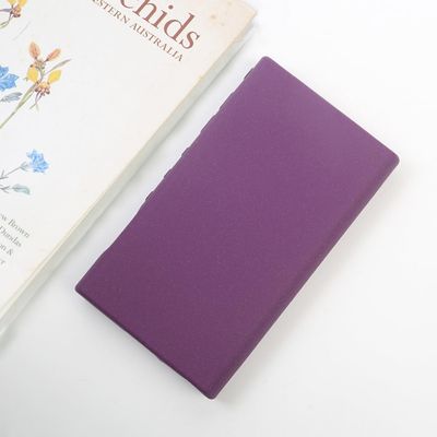 Soft Matte Silicone Protective Shell Skin Case Cover for Sony Walkman NW-A306 NW-A307 NW-A300 Series (Sand Purple)