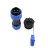 HangTon TY16 2 Pin 16A Screw Terminal Connector, Waterproof Thread Quick-Disconnect, Panel Mount Male Female Cable Plug Socket for Power Outdoor Device Boat Marine view 1