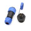 HangTon TY16 2 Pin 16A Screw Terminal Connector, Waterproof Thread Quick-Disconnect, Panel Mount Male Female Cable Plug Socket for Power Outdoor Device Boat Marine view 3