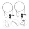 Hoement 2sets Laptop Locking Cable Keyed Electronic Lock Heavy Duty Theft Prevention Laptop Security Locks view 2