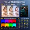 2024 Yidoblo cob Video Light 100w Mini Pocket Fill Lights with Tripod Stand 2700-7500k Professional Photo Camera Lighting Set (ZC-60CB) view 4
