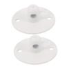 Hoement 2pcs Iron Power Cord Holder for Wall Wire Holders Cable Clamps Strain Relief Connector Thread Cable Grips Locker view 1