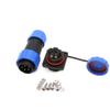 HangTon TY20 5 Pin 10A Aviation Waterproof Connector Male Female Cable Plug Socket for Electrical Power Outdoor Device 14 AWG Wire view 1
