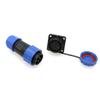 HangTon TY20 5 Pin 10A Aviation Waterproof Connector Male Female Cable Plug Socket for Electrical Power Outdoor Device 14 AWG Wire view 2