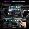 Wireless Carplay 7inch Single Din Touchscreen Radio,IPS Manual Flip Out Touchscreen,AM/FM/RDS 5.1Bluetooth Car Stereo,Fast Charging,Wireless Android Auto,Mirror Link,2 USB/TF/AUX Port+Backup Camera view 2
