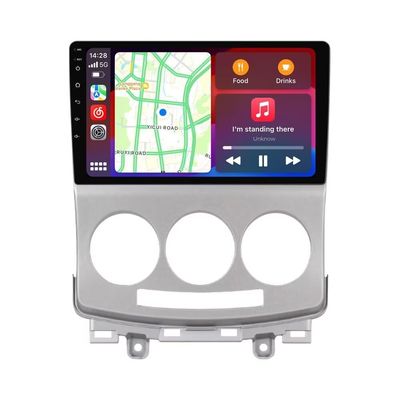 Stereo Radio for Mazda 5 2007-2010, Biorunn 9 Inch GPS Navigation Wireless Wired Car-Play Android Auto Upgrade Dash Kit IPS WiFi FM RDS Head Unit 1GB RAM 32GB ROM