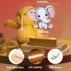DirectNine Basics Personalized Night Light for Kids - Custom Name Animal Led Acrylic Bedroom Night Light, Baby Lamp for Nursery Decor, Adjustable Brightness, Personalized Gifts for Kids Boys Girls,Elephant 3 view 3