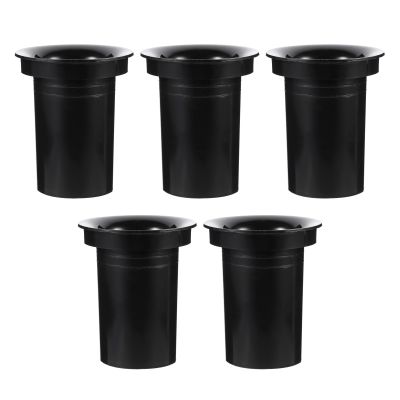 Veemoon 5Pcs Subwoofer Port Speaker Sound Tube Bass Speaker Pilot Hole Bass Reflex Tube Pilot Hole Replacement Air Outlet Plastic Audio Speakers (82 * 110mm)