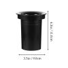 Veemoon 5Pcs Subwoofer Port Speaker Sound Tube Bass Speaker Pilot Hole Bass Reflex Tube Pilot Hole Replacement Air Outlet Plastic Audio Speakers (82 * 110mm) view 2