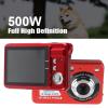 MUNEFE 8X Zoom Diital Camera, MP Diital Camera Kit, LCD Display Photo Shootin Camera for Outdoor Photoraphy(Red) view 2