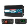 3000W Pure Sine Wave Inverter 12V 24V 48V to 110V 230V,6000W Peak Power Converter DC to AC with LCD Display, for Car Boat Truck RV Solar Power,24V to 230V view 3