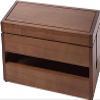 Duiaynke Wooden Cable Management Box Large Storage Holder Cord Organizer for Desk System to Cover Power Strips and Cords (Coffee) view 1