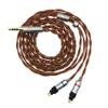 7N Graphene OCC Single Crystal Copper Replacement Upgrade Earphone Cable 4.4mm 3.5mm 2.5mm Plug Compatible for Sennheiser HD650 HD600 HD580 HD660S HD58X HD565 HD545 HD535 Headphones (2.5mm 4Pole) view 1