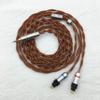 7N Graphene OCC Single Crystal Copper Replacement Upgrade Earphone Cable 4.4mm 3.5mm 2.5mm Plug Compatible for Sennheiser HD650 HD600 HD580 HD660S HD58X HD565 HD545 HD535 Headphones (2.5mm 4Pole) view 2