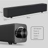 NDNCZDHC Sound Bars for TV 20 Watts Bluetooth Speaker Wired Wireless Soundbar Portable Surround Sound System for Living Room Bedroom Kitchen Hall view 2