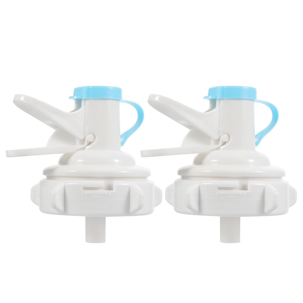 DirectNine Basics 2pcs Manual Outdoor Water Nozzle Leak-Resistant Pad Compatible Water Buckets Portable Dispenser for Camping and Home Use