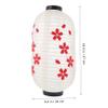 FOYTOKI Decorative Handheld Lanterns Cherry Flower Silk Cloth Lamps Hanging Shade for Mid-Autumn Festival Outdoor Garden Decoration Structure Stylish Home Ornaments view 2
