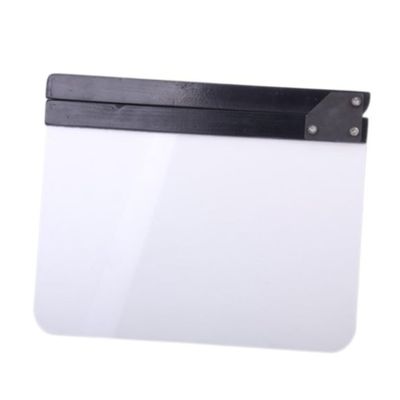 FOYTOKI Crylic Clapperboard for Filming Small Movie Film Clapboard Tv/Film/Movie 30x25cm English