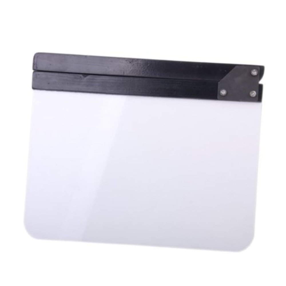 FOYTOKI Crylic Clapperboard for Filming Small Movie Film Clapboard Tv/Film/Movie 30x25cm English