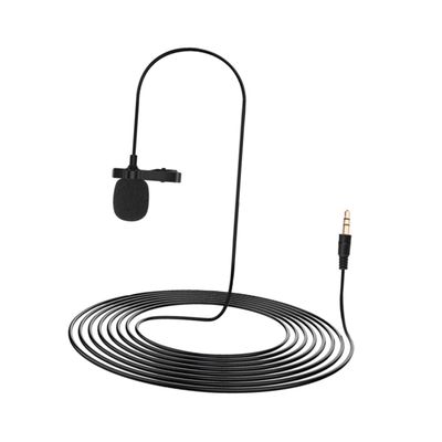 Homoyoyo Clip Lavalier Microphone for Pocket Capacitor Mic Compatible Osmo for Live Streaming Meetings and Interviews Durable Construction