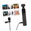 Homoyoyo Clip Lavalier Microphone for Pocket Capacitor Mic Compatible Osmo for Live Streaming Meetings and Interviews Durable Construction view 3