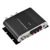 NDNCZDHC Power Amplifier Mini Amplifier 2.1 Channel HiFi Stereo Subwoofer Amplifier Aluminum Alloy Shell Digital Amplifier for Car Home(Black) view 1